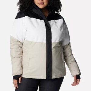 Women's Columbia Tipton Peak II Insulated Jacket, Stone, 3X